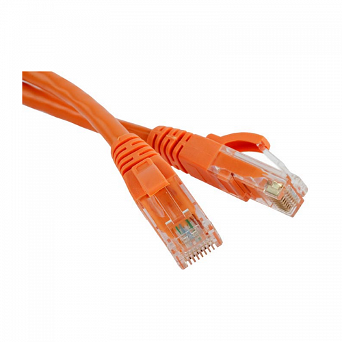 Hyperline PC-LPM-UTP-RJ45-RJ45-C5e-0.5M-LSZH-OR Патч-корд U/UTP, Cat.5е, LSZH, 0.5 м, оранжевый