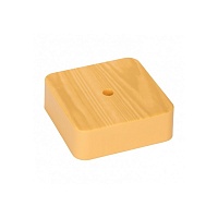 Коробка разветвительная KMP-030-032 (100х100х28) светлое дерево EKF PROxima