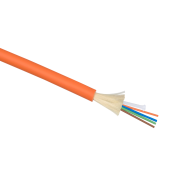 Кабель волоконно-оптический 50/125 (OM2) многомодовый, 4 волокна, плотное буферное покрытие (tight buffer), для внутр проклад LSZH, оранжевый