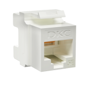 Модуль Keystone RJ45 CAT 6 неэкранированный (UTP), 180 градусов, белый