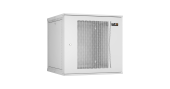Настенный разборный шкаф TLK 19", 12U, перфорированная дверь, Ш600хВ569хГ600мм, 2 пары монтажных направляющих, серый