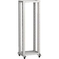 ITK LINEA F Стойка 2-рамная на рол. 20U 600х600мм серая