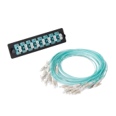 Комплект: сменная планка, розетки, шнуры монтажные 2 2LC/UPC, OS2 9/125, 4 порта