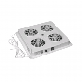 Модуль вентиляторный, потолочный, 380 x 380 мм, 4 вент., номинальная мощность 88 Вт, пластиковый, цвет серый RAL 7035 (PWD-4W)