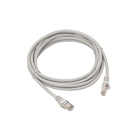 Патч-корд TERACOM PRO Cat.5E экранированный FTP оболочка LSZH серый (5,0м)