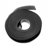 Лента (липучка) в рулоне, ширина 16 мм, длина 5 м, черная