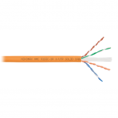 Кабель NIKOMAX U/UTP 4 пары, Кат.6a (Класс Eа), тест по ISO/IEC, 500МГц, одножильный, BC (чистая медь), 23AWG (0,57мм), полимерный материал нг(А)-HF, 