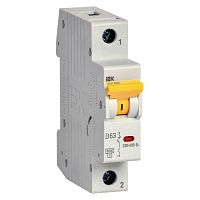 Выкл. авт. ВА47-60МА без тепл. расцеп. 1P 63А 6кА D IEK