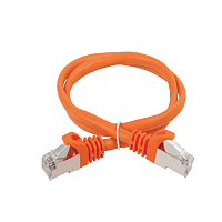 ITK Коммутационный шнур (патч-корд), кат.5Е FTP, 1м, оранжевый