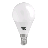 Лампа LED G45 шар 7Вт 230В 4000К E14 IEK