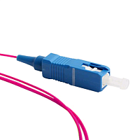 Пигтейл волоконно-оптический MM 50/125 (OM4), SC, 1 м, LSZH