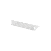 Полка фронтальная NIKOMAX, 19", 2U, глубиной 200мм, крепеж в комплекте, серая