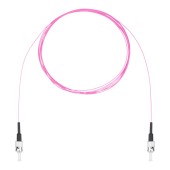 Шнур оптический монтажный (пигтейл), ST-ST, OM4, нг(А)-HF, маджента, 3,0 м
