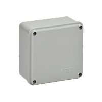 Коробка расп. КМ41259 о/п 100х100х50мм IP44 серая IEK