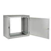 Шкаф телекоммуникационный настенный разборный 19”,9U(600x650), ШТ-НСр-9U-600-650-М дверь металл ССД
