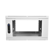 Шкаф  телекоммуникационный настенный 12U (600x480) дверь стекло
