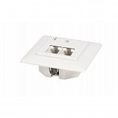 Розетка RJ-45, двойная, категория 5e, внутренняя