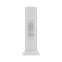 Алюминиевая колонна 0,5 м, цвет светло-серебристый металлик