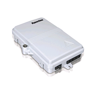 Бокс оптический настенный, 4 порта (SC, duplex LC), без пигтейлов и проходных адаптеров, IP65, 186 х 116 х 40 мм, серый