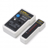 Cabeus HT-519CT Тестер для витой пары с переходниками для коаксиального кабеля