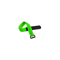 Стяжка-липучка NIKOMAX с мягкой пряжкой, 240х16мм, для пучков до 65мм, зеленая, уп-ка 10шт.