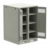 ITK LINEA B Шкаф (пустой) 1350х900мм дверь двуст. мет. сер.