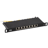 ITK 0,5U патч-панель кат.5E STP 8 портов 10" Dual IDC