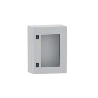 Навесной шкаф CE, с прозрачной дверью, 800 x 600 x 250мм, IP55