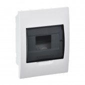 Корпус пластиковый ЩРВ-П-6 черн. прозр. дверь IP41 GENERICA