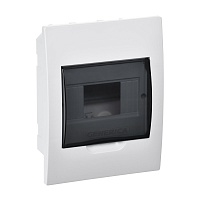 Корпус пластиковый ЩРВ-П-6 черн. прозр. дверь IP41 GENERICA
