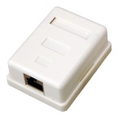 Рoзетка компьютерная внешняя, 1-порт RJ-45 (8P8C), STP, CAT 5e REXANT