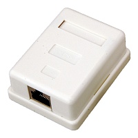 Рoзетка компьютерная внешняя, 1-порт RJ-45 (8P8C), STP, CAT 5e REXANT