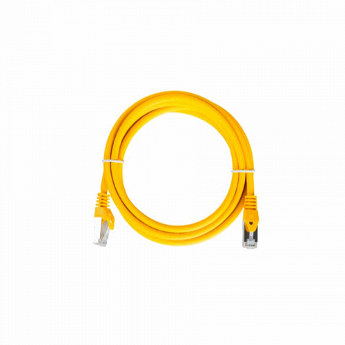 Шнур коммутационный S/FTP, Кат.6, LS0H нг(А)-HFLTx, цвет желтый, 2.0 м