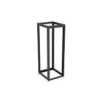 Стойка телекоммуникационная двухрамная открытая СТ-38U-800-2М-Э-Ч черная 9005