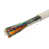 Кабель витая пара UTP (U/UTP), категория 5, 50 пар (24 AWG), одножильный (solid), LSZH, нг(А)-HF