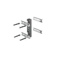 Крепление стойки консоли подвеса к опорам ограждения, толщ. 2,0 мм, гор. цинк