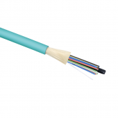 Кабель волоконно-оптический 50/125 (OM3) многомодовый, 16 волокон, плотное буферное покрытие (tight buffer), для внутр прокладки  LSZH, голубой