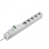 Блок розеток 5роз.с линейн.защ.автоматом