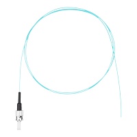 Шнур оптический монтажный (пигтейл), ST, OM3, нг(А)-HF, бирюзовый, 1,5 м