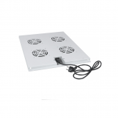 Модуль вентиляторный с4-я вентиляторами для установки в напольные шкафы серии SH-05C, ND-05C глубиной800мм