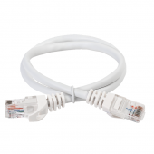 ITK Коммутационный шнур кат. 6 UTP LSZH 15м белый