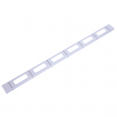 Вертикальный кабельный органайзер для стойки внешний с окнами, ширина 95 мм 42U