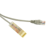 Патч-корд 110 тип-RJ45, 2 пары, Ethernet, LSZH, 2 м, серый