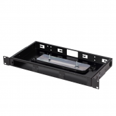 Кросс стационарный, со сплайс-кассетой, 1U, под 3 планки, 24, цвет черный