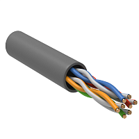 Каб. в. п. U/UTP кат. 5E 4 пары PVC 1м сер. GENERICA