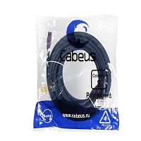 Патч-корд S/FTP, категория 8 (40G, 2000 MHz), 2xRJ45/8p8c, экранированный, синий, LSZH, 10 м