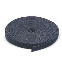 Лента (липучка) в рулоне, ширина 9 мм, длина 5 м, черная