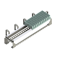 Бокс кабельный телефонный с плинтами LSA PROFIL 2/10 на 100 пар