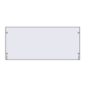 Заглушка 19" 9 U для IT корпусов RAL7035