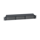 Патч-панель высокой плотности 19", 1U, 48 портов RJ-45, категория 6, полностью экранированная, Dual IDC